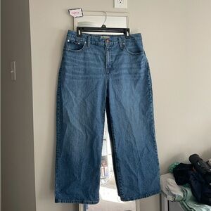 Madewell The Perfect Vintage Wide Leg Crop Jean